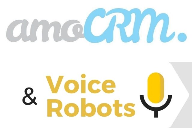 Voice robots for amoCRM